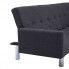 Szczegółowe zdjęcie nr 6 produktu Rozkładana sofa Nesma  z podłokietnikami - ciemnoszara
