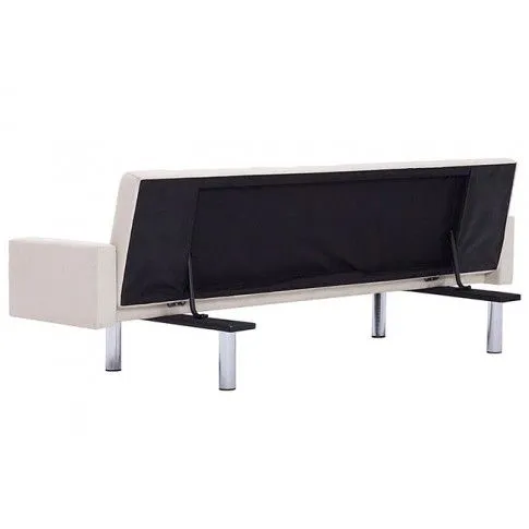 Szczegółowe zdjęcie nr 7 produktu Rozkładana sofa Enya  z podłokietnikami - kremowa