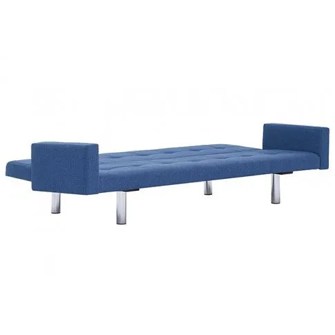 Szczegółowe zdjęcie nr 6 produktu Rozkładana sofa Enya  z podłokietnikami - niebieska