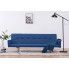 Szczegółowe zdjęcie nr 10 produktu Rozkładana sofa Nesma  z podłokietnikami - niebieska