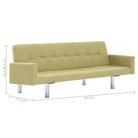 Zdjęcie rozkładana sofa Enya z podłokietnikami - w sklepie Edinos.pl