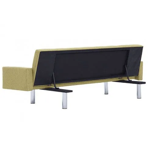 Szczegółowe zdjęcie nr 7 produktu Rozkładana sofa Enya  z podłokietnikami - zielona