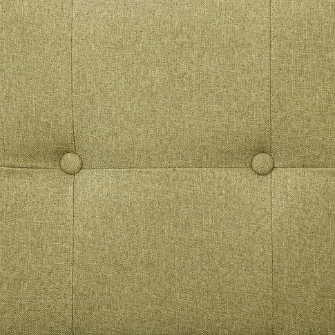 Szczegółowe zdjęcie nr 8 produktu Rozkładana sofa Nesma  z podłokietnikami - zielona