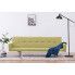 Szczegółowe zdjęcie nr 10 produktu Rozkładana sofa Nesma  z podłokietnikami - zielona