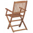Szczegółowe zdjęcie nr 6 produktu Komplet składanych krzeseł ogrodowych Tony 4 szt.