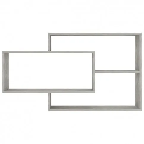 półki ścienne w kolorze betonu acker