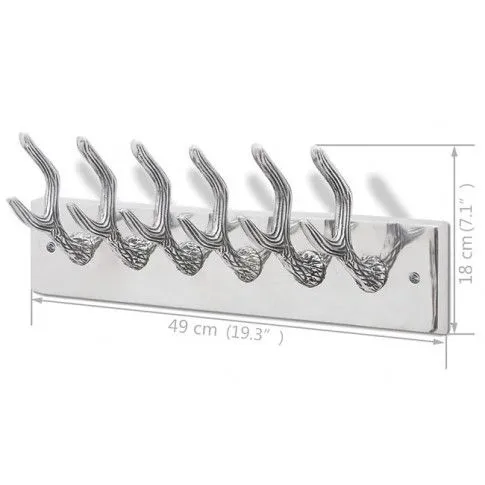 Szczegółowe zdjęcie nr 5 produktu Zestaw wieszaków ściennych z porożami Dolima 3S