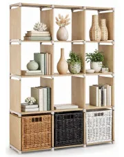 Nowoczesny regał do garażu z półkami dowolny montaż - Viona  w sklepie Edinos.pl