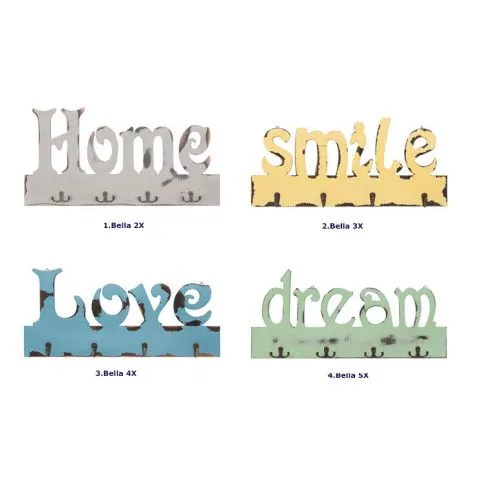 Szczegółowe zdjęcie nr 6 produktu Wieszak ścienny Zirkos 4X - Niebieski