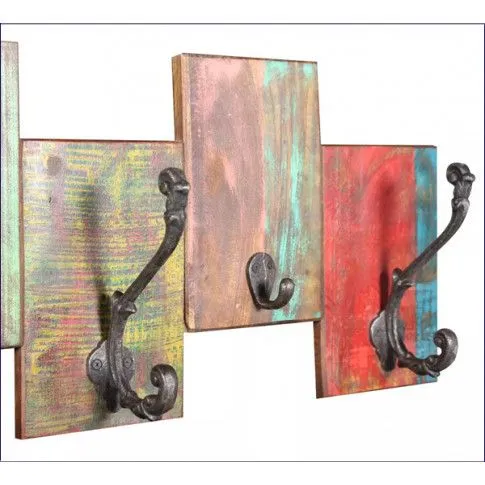 Drewniany wieszak ścienny na płaszcze Manar