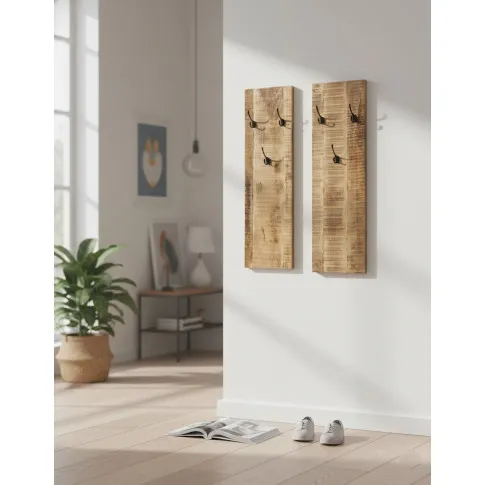 Komplet drewnianych wieszaków na płaszcze   Albin