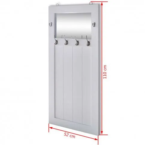 Szczegółowe zdjęcie nr 4 produktu Wieszak z lustrem