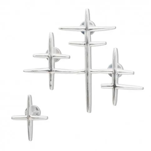 Zdjęcie 2 Nietypowe haczyki na ścianę Srebrne aluminium | Edinos.pl