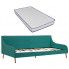 Szczegółowe zdjęcie nr 7 produktu Zielona sofa z materacem - Fremen