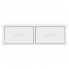 Szczegółowe zdjęcie nr 5 produktu Półka ścienna z szufladami Toss 2X - biały połysk