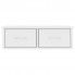 Szczegółowe zdjęcie nr 5 produktu Półka ścienna z szufladami Toss 2X - biała