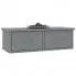 Szczegółowe zdjęcie nr 4 produktu Półka ścienna z szufladami Malino 2X - szara