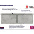 Fotografia Półka ścienna z szufladami Toss 2X - szarość betonu z kategorii Szafki