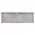 Szczegółowe zdjęcie nr 5 produktu Półka ścienna z szufladami Toss 2X - szarość betonu