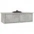 Szczegółowe zdjęcie nr 4 produktu Półka ścienna z szufladami Toss 2X - szarość betonu
