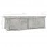Szczegółowe zdjęcie nr 8 produktu Półka ścienna z szufladami Toss 2X - szarość betonu
