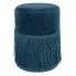 Zdjęcie produktu Welurowa pufa Tinis - niebieska.