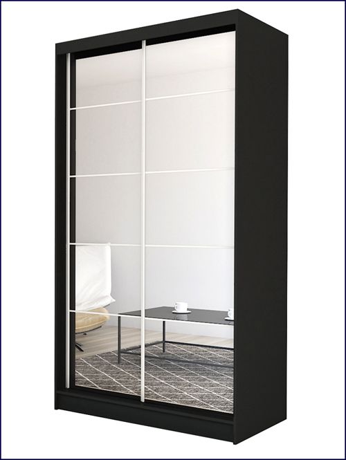 Szafa przesuwna Canat 3X 150 czarna