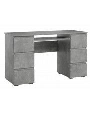 Matowe biurko Aglo 2X - beton w sklepie Edinos.pl
