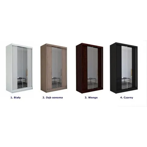 Szczegółowe zdjęcie nr 4 produktu Szafa przesuwna Unao 2X - biała