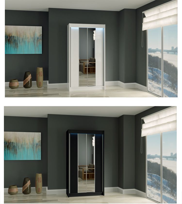 Szafa przesuwna z lustrem Unao 2X