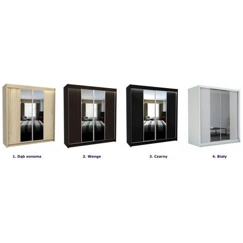 Szczegółowe zdjęcie nr 5 produktu Szafa przesuwna Unao 3X - biała