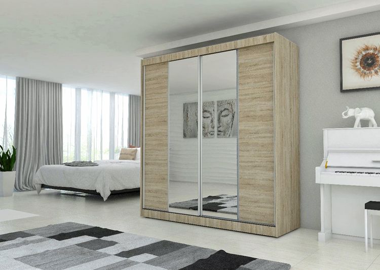 Szafa przesuwna z lustrem Unao 3X