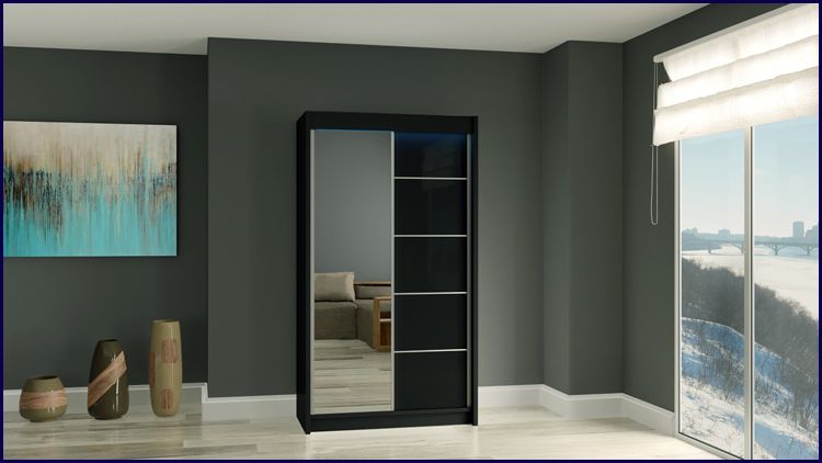 Szafa przesuwna z lustrem Ovos 2X