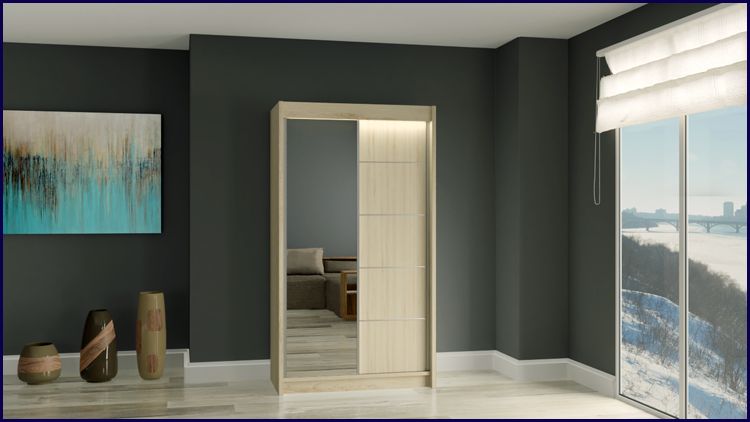 Szafa przesuwna z lustrem Ovos 2X