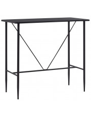 Czarny stolik barowy 60x120 – Charlen