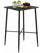 Czarny stolik barowy – Renec 2X w sklepie Edinos.pl