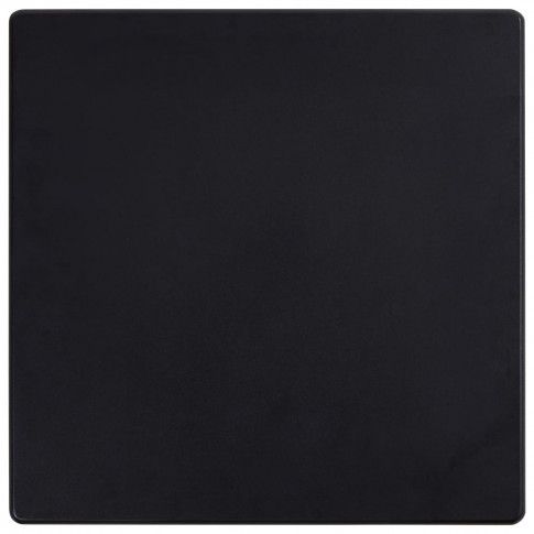 Czarny kolor kwadratowego blatu stolika Sati