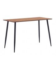 Stół w stylu loft z płyty MDF Samon – brązowy  w sklepie Edinos.pl