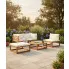 Zestaw mebli ogrodowych z poduszkami   Lomira