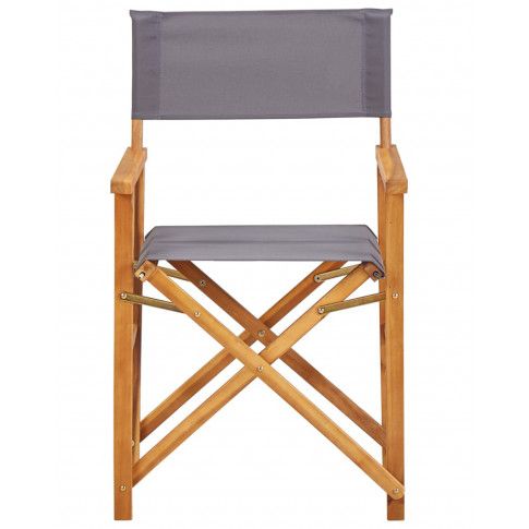Szczegółowe zdjęcie nr 6 produktu Zestaw krzeseł reżyserskich ogrodowych Martin - szare