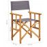 Szczegółowe zdjęcie nr 8 produktu Zestaw krzeseł reżyserskich ogrodowych Martin - szare