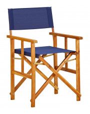 Krzesło reżyserskie Martin - niebieskie