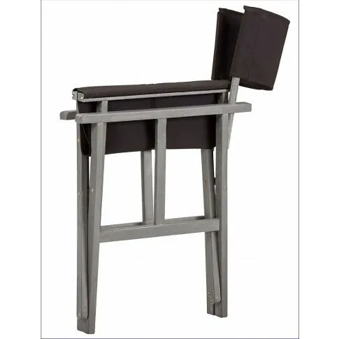 Szczegółowe zdjęcie nr 6 produktu Krzesło reżyserskie ogrodowe Santi - czarne