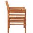 Szczegółowe zdjęcie nr 7 produktu Krzesło ogrodowe z drewna akacji Kioto - biel