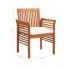 Szczegółowe zdjęcie nr 9 produktu Krzesło ogrodowe z drewna akacji Kioto - biel