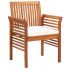 Zdjęcie produktu Krzesło ogrodowe z drewna akacji Kioto - biel.