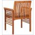 Szczegółowe zdjęcie nr 4 produktu Krzesło drewniane z poduszką Kioto - popiel