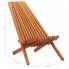 Szczegółowe zdjęcie nr 9 produktu Drewniane krzesło ogrodowe Derek 2X - brązowe