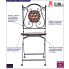 Zestaw mozaikowych krzeseł ogrodowych Thea infografika