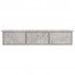 Szczegółowe zdjęcie nr 5 produktu Półka ścienna z szufladami Toss 3X - szarość betonu